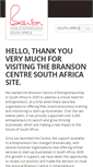 Mobile Screenshot of bransoncentre.co.za